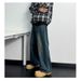 Vintage Washed Distressed Denim Jeans For Men | 90s Grunge Baggy Pants | High-Street Oversized Streetwear & Retro Aesthetic_mkmklike.com