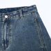 American High Street Scimitar Jeans Men's Washed Vintage Design Three-Dimensional Tailoring Loose Wide-Leg Pants_mkmklike.com