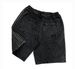 Men's Clothing Trendy Brand HCW Embroidered Denim Shorts Men's High Street Fashion Casual Versatile Loose Straight Shorts_mkmklike.com