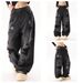 Men's Clothing Star Embroidered Straight Leg Jeans – Heavyweight Distressed Denim With Rhinestone Detailing (S-3XL, Black Wash, No Stretch)_mkmklike.com