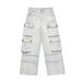 Multi-Pocket Cargo Denim Straight-Leg Men's Vibe Trendy Brand High Street Dyed Washed Wrinkled Loose Wide-Leg Pants_mkmklike.com