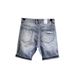 Vintage Washed Slim-Fit Denim Shorts – Light Blue With Cat Whiskers & Knee Rips (Sizes 28-36)_mkmklike.com