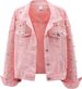 K New Heavy Industry Diamond Studded Rivet Long Sleeve Loose And Slim Fashion Denim Jacket For Women_mkmklike.com