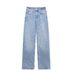 High-Waisted Straight-Leg Jeans For Women – Classic Denim Pants, Comfortable & Stretchy, Versatile Casual Style_mkmklike.com