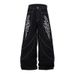 2026 Eco-friendly Fabric Niche Black Embroidery Washed Jeans Men's Trendy Brand Loose Street Teenager Straight And Micro-pull Pants_mkmklike.com