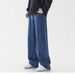 Men's Southeast Asian Style Loose Straight Leg Jeans – Comfortable Wide Fit Denim Pants For Casual & Streetwear_mkmklike.com