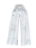 Women's Clothing Vintage White Jeans - High-Waisted Wide-Leg Distressed Denim Pants For A Retro-Chic Look (XS-2XL)_mkmklike.com
