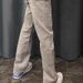 Vintage High Street Straight Leg Slightly Flared Jeans For Men & Women - Cement Grey Casual Slim Fit Denim Pants_mkmklike.com