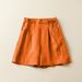 Women's Clothing cotton and linen back waist elastic wide leg pants shorts _mkmklike.com