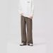 Men’S Vintage Brown & Black Relaxed Straight-Leg Jeans – Retro Washed Denim Pants With Flared Hem (100% Cotton, Non-Stretch)_mkmklike.com
