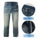 Men's Clothing European And American Men's Large Size Pants Retro Distressed Straight Jeans Men's Loose Versatile Casual Men's Trousers 305_mkmklike.com