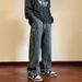 Nordmann American Retro Workwear Jeans For Men, Autumn And Winter Loose Wide-Leg Casual Pants, Japanese Style Trendy Versatile_mkmklike.com