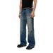 Men's Heavy-Distressed Denim Jeans – Vintage Washed Relaxed Straight Fit With Ripped Details (Blue, S-Xxxl)_mkmklike.com