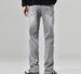 Men's Vintage Washed Denim Jeans - Relaxed Straight Fit, Hip Hop Streetwear, High Street Fashion, Casual Comfort For Urban Style_mkmklike.com