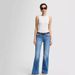 Stretchy Mid Rise Flare Jeans For Women – Comfortable Cotton Blend Denim Pants With Classic Flare Leg & Versatile Style_mkmklike.com