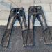 Cleanfit Washed Denim Jeans Classic Straight Leg Subtle Whiskering Distressed Detailing Men's Clothing_mkmklike.com