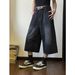 Men's Premium Denim Bermuda Shorts – Trendy 7-Inch Inseam, Stretch Comfort, Vintage Wash, Streetwear Essential_mkmklike.com