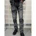 Japanese-Inspired Relaxed Fit Jeans – Minimalist Black Denim For Urban Aesthetic_mkmklike.com