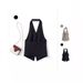 Women's Clothing Halter neck suit vest vest spring new top design niche temperament sleeveless waistcoat_mkmklike.com