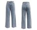 Women's Clothing New Washed High Waist Denim Casual Fringed Trousers For Women_mkmklike.com