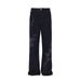 Line Embroidery Straight Jeans Men's High Street Trend Dark Style Personality Loose Casual Wide Leg Long Floor-Length_mkmklike.com