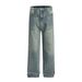Men's Clothing Washed Jeans Men's Autumn Straight Floor Mopping Pants_mkmklike.com