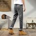 Large Size Men's Spring And Summer Thin Three-dimensional Printing Jeans Men's Retro Slim-fit Elastic Jeans Cross-border Large Size Pants_mkmklike.com