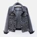 Women's Clothing Women's Slimming Denim Jacket Korean Fashion Autumn Season Versatile Short And Long Sleeve Trendy Top_mkmklike.com