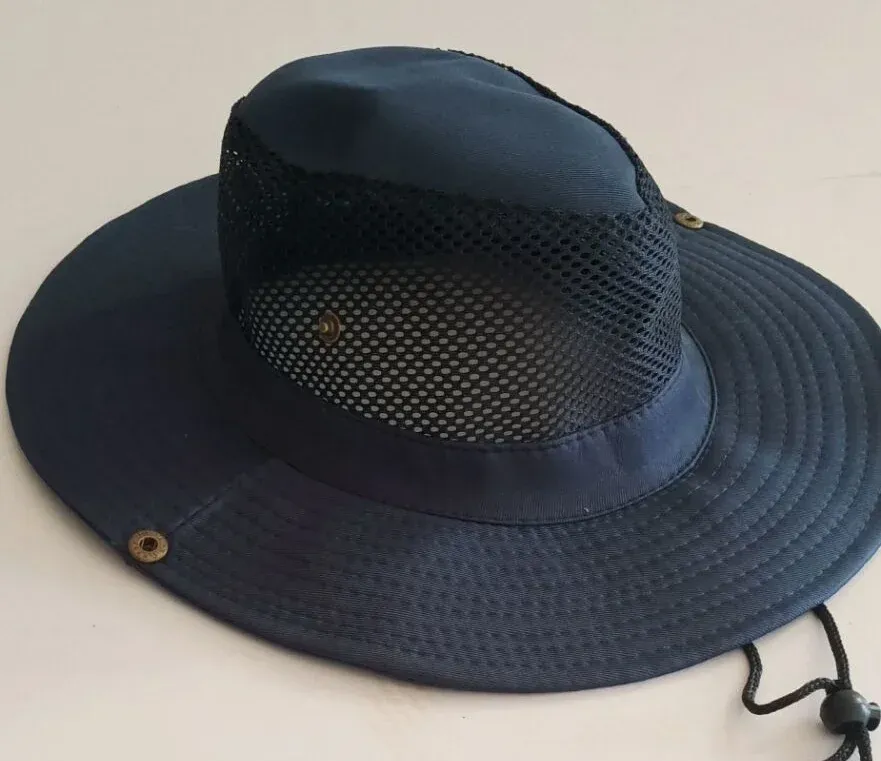 Hot Sale Summer Mesh Fishing Outdoor Breathable Casual Cool Mountaineering Sun Fisherman Hat (7 Colors)_mkmklike.com