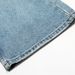Gradient Washed Denim Men's High Street Trendy Distressed Loose Wide-Leg Lightning Scratch Straight-Leg Pants_mkmklike.com