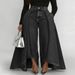 2027 Fashion European-USA Style Cowboy Pants Women Mid Waist Denim-Like Long Swing Pure Color Jeans S-3XL_mkmklike.com