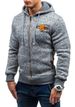 New men's fleece cardigan round neck jacket, new hoodie 8_mkmklike.com