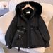 Women's Clothing winter new Korean style fashion Warm jacket cotton jacket thickened plus velvet large size warm coat_mkmklike.com