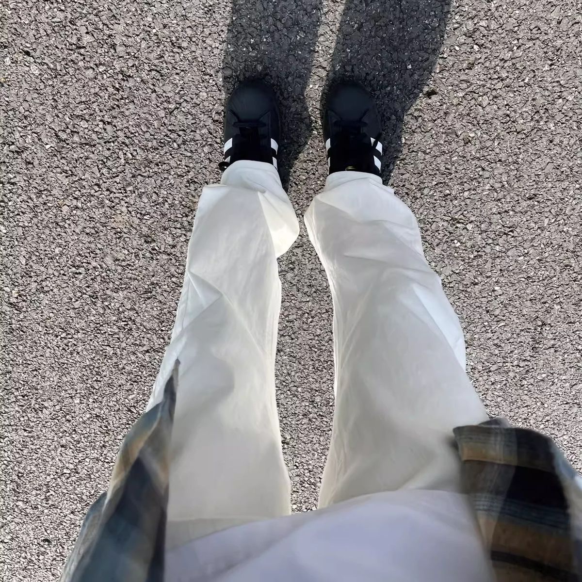 Men's Clothing Men Spring And Summer Flared Cleanfit High Street Slim And Long Legs Cool Pants_mkmklike.com