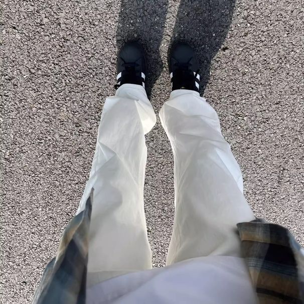 Men's Clothing Men Spring And Summer Flared Cleanfit High Street Slim And Long Legs Cool Pants_mkmklike.com