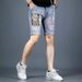 Men's Slim Fit Denim Shorts Mid-Length Casual Five Point Pants Thin American Style Plus Size Summer Shorts_mkmklike.com