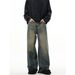 American Style Vintage High-Quality Spring Autumn Winter Trendy Loose Flared Jeans Korean Version Men's Casual_mkmklike.com