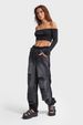 Retro Distressed Patchwork High-Waisted Drawstring Loose Slim Fit Jeans for Women 2025 European And American Style Cross Border Hot Selling_mkmklike.com