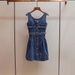 ELLE SP Home 2025 Early Spring New Fashion Retro Sweet Cool Elegant Waist-Cinching Short Puffy Denim Vest Dress For Women_mkmklike.com