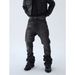 FARcleanfit 2026 Self Distressed Slim Fit Jeans Hand Whiskered Splatter Paint mid Waist Slightly Flared Long Straight Pants_mkmklike.com