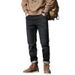 Large Size Men's New Four-season Straight Jeans Men's Business Loose Elastic Jeans Men's Versatile Simple Men's Pants_mkmklike.com