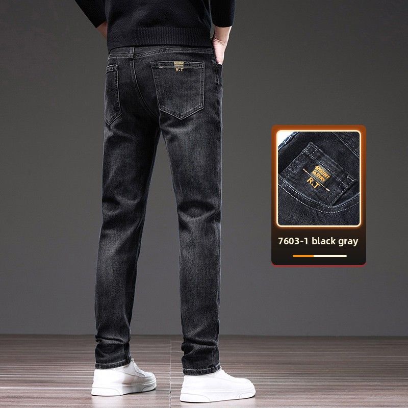 Men's Jeans Straight Large Size Pants Casual Pants Men's_mkmklike.com
