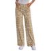 Women's High-Waisted Bohemian Style Jeans Paisley Print Relaxed Fit Denim Spring/Autumn Regular Cotton Casual Beach Style_mkmklike.com