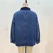 "Retro Corduroy-Collar Denim Jacket For Women – Classic Workwear Style (XS-L, Light Blue)"_mkmklike.com