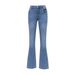 Women's Clothing INS Fashion Trend Personality Bow Print Jeans_mkmklike.com
