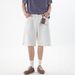 Men's Ripped And Distressed Denim Shorts Straight Leg Loose Fit Casual Five Point Pants Trendy Summer Style_mkmklike.com