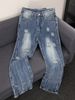 Summer Thin Ripped Jeans Men's Straight Retro Casual Fashion Brand American High Street Trend Washed Cool Pants_mkmklike.com