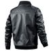 Men's Clothing 2024 men's motorcycle leather jacket men's trendy brand leather jacket spring and autumn Korean style casual leather_mkmklike.com