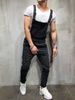 Pure Dropshipping New Men's Casual Korean Style Jeans Overalls Jumpsuit Retro Pants_mkmklike.com