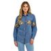 Retro Denim Shirt With Wild Horse Print - Vintage Western Cowboy Style Jacket For Men & Women (S-2XL, Blue)_mkmklike.com